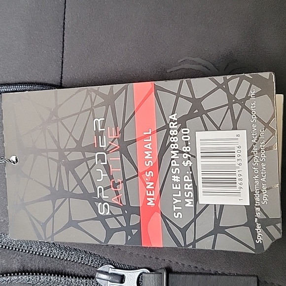 Spyder Active Full Zip Men's Hooded Jacket NWT Size‎ Small - Picture 11 of 15